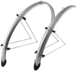 Set 2 aparatori roti biciclete, Orion 26&quot; / 58mm OR-type, culoare argintiu Cod:B108