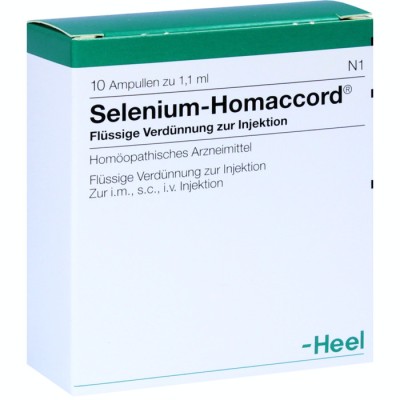 Selenium Homaccord ampule (10&amp;times;1.1)injectabil Germania foto