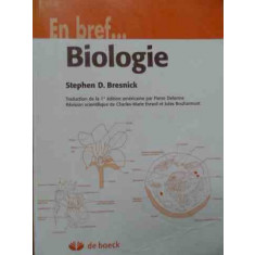 En Bref... Biologie - Stephen D. Bresnick ,525322
