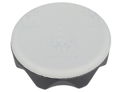 Buton de reglare tehnopolimer PA &amp;Oslash; 56mm H 29mm capac gri foto