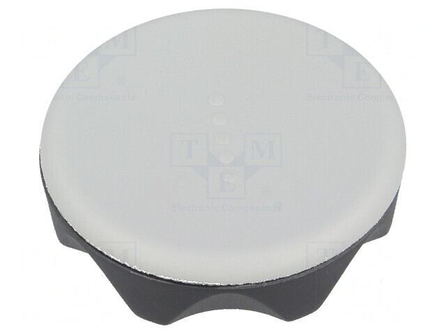 Buton de reglare tehnopolimer PA &Oslash; 56mm H 29mm capac gri