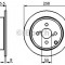 Disc frana TOYOTA COROLLA Limuzina (E12J, E12T) (2001 - 2008) BOSCH 0 986 479 086