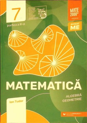 MATEMATICA: ALGEBRA, GEOMETRIE - CAIET DE LUCRU CLASA 7, PARTEA 2-ION TUDOR-281725 foto