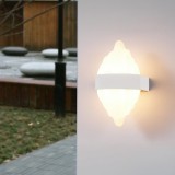 Aplica LED Exterior ICEBERG 10W Metal IP65 Alb ModernLight Concept