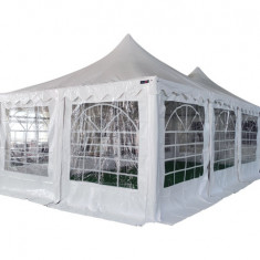 Pagoda 4x8m 500 G/m² Pvc, Alb - Corturi24