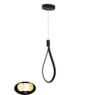 CANDELABRU LED TREND NEGRU 24W/1920lm 3000K-6500K foto