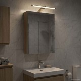 vidaXL Dulap cu oglindă pentru baie Stejar Sonoma 30 x 10,5 x 50 cm 889017