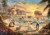 Puzzle 1000 de piese Thomas Kinkade - Disney Little Mermaid Celebration of Love | Schmidt