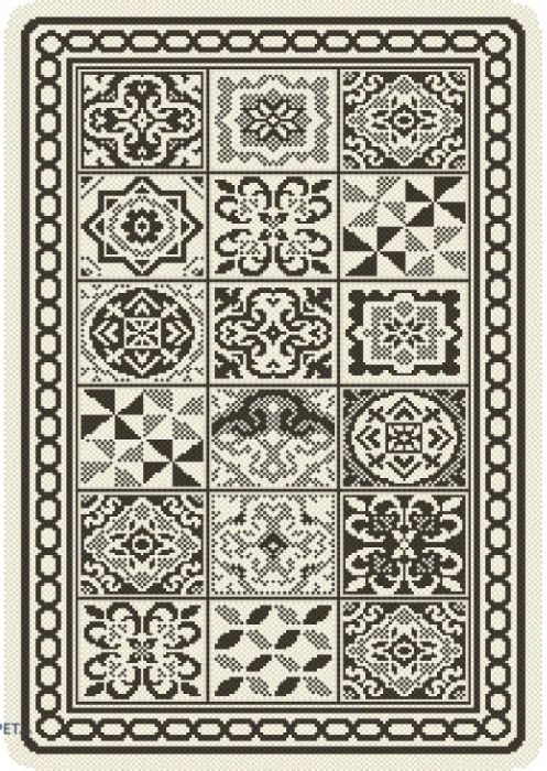Covor Antiderapant, Flex 19632-08, Gri, 75x200 cm, 1500 gr/mp - 50x80 cm