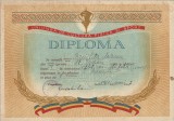 A4061N Diplomă sportivă, atletism, 1961, Turnu Severin