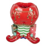 Cumpara ieftin Suport brad Craciun Spiridus polirasina multicolora 57x41x66 cm