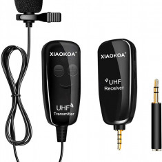 Microfon Lavaliera Omnidirectional Wireless UHF, Xiaokoa