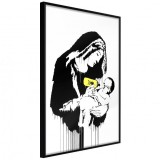 Cumpara ieftin Poster - Banksy: Toxic Mary, cu Ramă neagră, 40x60 cm