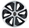 Set 4 capace roti Roco Gri-Negru R17 pentru gama auto Daewoo, Autohelix MSA