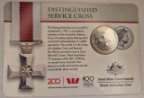 Australia , 20 cents 2017, km#3340, Distinguished Service Cross, coincard, Australia si Oceania