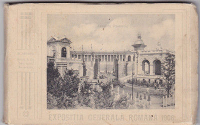 Bucuresti Expositia Expozitia Generala Romana 1906 carnet 12 vederi Al. Antoniu foto