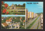 CPIB 21961 - CARTE POSTALA - ALBA IULIA, MOZAIC, IMAGINI DIN ORAS, NECIRCULATA