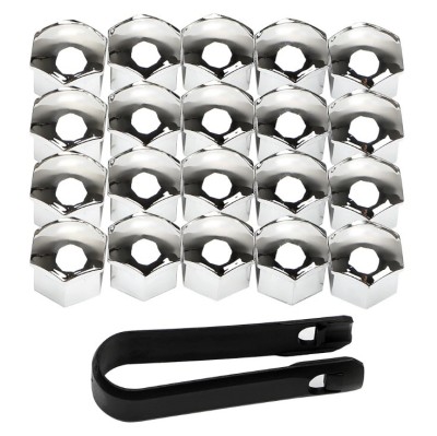 Set 20 capace pentru prezoane de 17mm CROM foto