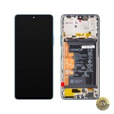 Display cu Touchscreen Honor X9 5G / Magic4 Lite cu Rama si Acumulator Albastru (Ocean Blue) Service Pack 0235ABST