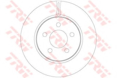 Disc frana JEEP COMPASS (MK49) (2006 - 2016) TRW DF6264 foto