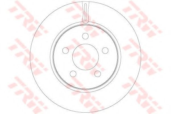 Disc frana JEEP COMPASS (MK49) (2006 - 2016) TRW DF6264