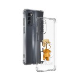 Husa antisoc pentru motorola moto g62, airbag pro, clear, help others