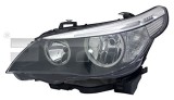 Far Bmw Seria 5 (E60/E61), 06.2003-03.2007, electric, tip bec H7+H7, are motoras, omologare ECE, semnalizare alba, Stanga