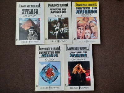 Cvintetul din Avignon (Monsieur, Livia, Constance...) &amp;ndash; L. Durrell (5 vol.) foto