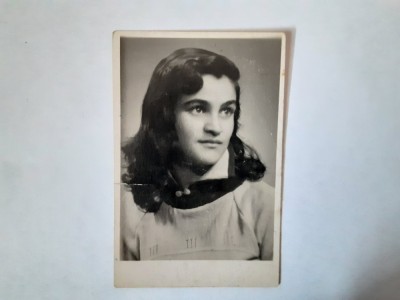 Fotografie cca 3/6 cm cu fată &amp;icirc;n 1916 foto