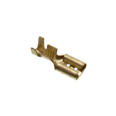 Terminal papuc plat 4.8mm 0.5mm mama 0.5/2mm2 crimpat pe cablu IMP