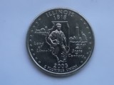 QUARTER DOLLAR 2003 USA-COMEMORATIVA-ILLINOIS