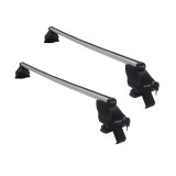 Set bare transversale portbagaj din aluminiu marca Twinny Load TL A48, kit complet cu bare, suporti si antifurt cu cheie