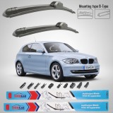 Cumpara ieftin Ștergătoare BMW Seria 1 E81 (2006&ndash;2012) Flat | Set Față &ndash; TeamCar&reg;