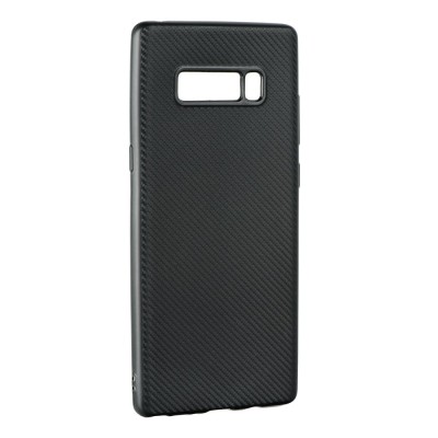 Husa SAMSUNG Galaxy Note 8 - Luxury Fiber Carbon TSS, Negru foto