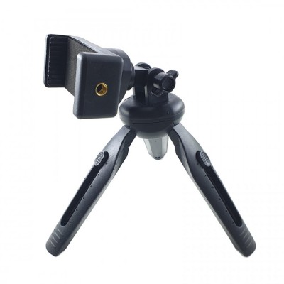 Mini trepied extensibil,cap rotativ 360 grade cu suport universal pentru telefon,filet 1 4 foto