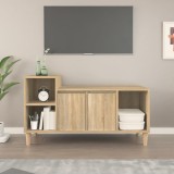 VidaXL Comodă TV, stejar sonoma, 100x35x55 cm, lemn prelucrat