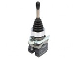 Joystick 22mm Comutator 1 NO x2 Negru