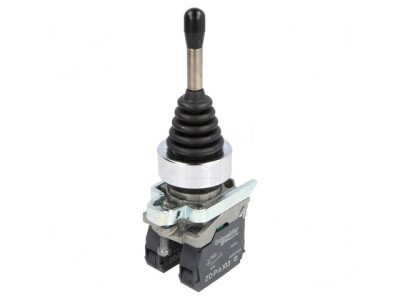 Joystick 22mm Comutator 1 NO x2 Negru foto