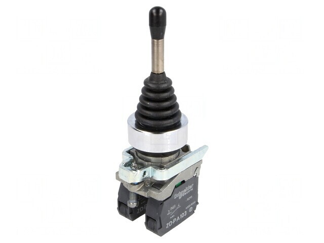 Joystick 22mm Comutator 1 NO x2 Negru