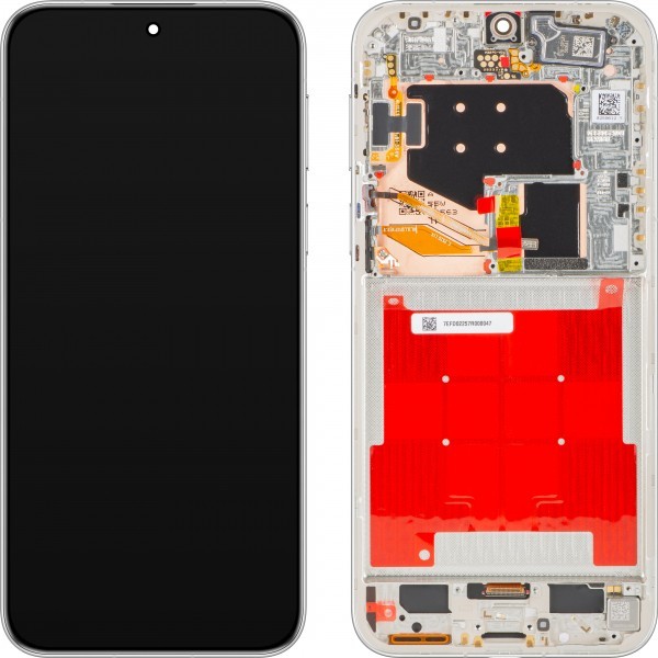 Display cu Touchscreen Huawei Pura 80 Pro, cu Rama, Alb (Glazed White), Service Pack 02357EFD