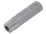 Capăt de șurubelniță Torx T40H 25mm