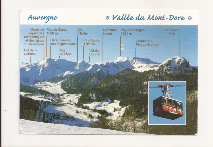 FA28-Carte Postala- FRANTA - L&#039;Auvergne, circulata 2014