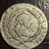 Germania Brandenburg-Ansbach 20 kreuzer 1763? argint Karl Alexandr