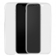 Husa iPhone XS / X Lemontti Silicon Full Cover 360 Transparent foto