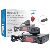 Resigilat : Statie radio CB PNI Escort HP 9001 ASQ reglabil, AM-FM, 12V, 4W, Scan,