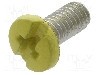 Surub M3, alama, lungime 6mm, cap rotund, pas filet 0.5, KEYSTONE - 9191-7 foto