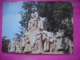 HOPCT 22046 STATUIA LUI MIHALY VOROSMARTY- BUDAPESTA --UNGARIA -CIRCULATA
