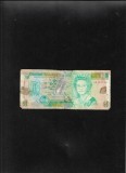 Rar! Belize 1 dollar 1990 seria767156 uzata reparata