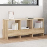 vidaXL Raft pentru reviste Stejar Sonoma 102 x 30 x 45 cm 890962