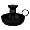 Sfeșnic Metalic Lampa, Negru, 10x10cm, Cu M&acirc;ner, Oem